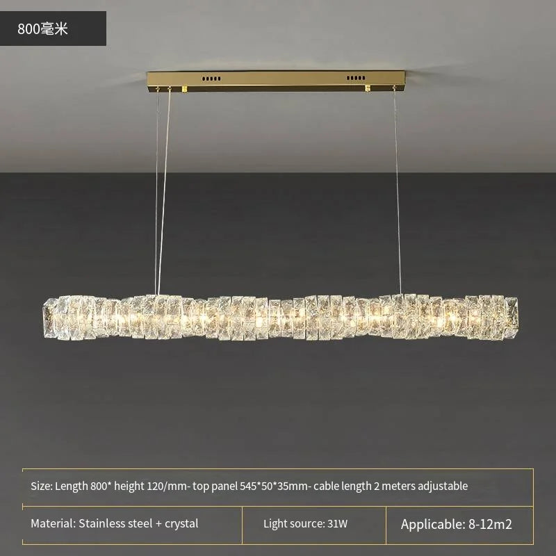 Purilite Select Modern Crystal Pendant Chandelier