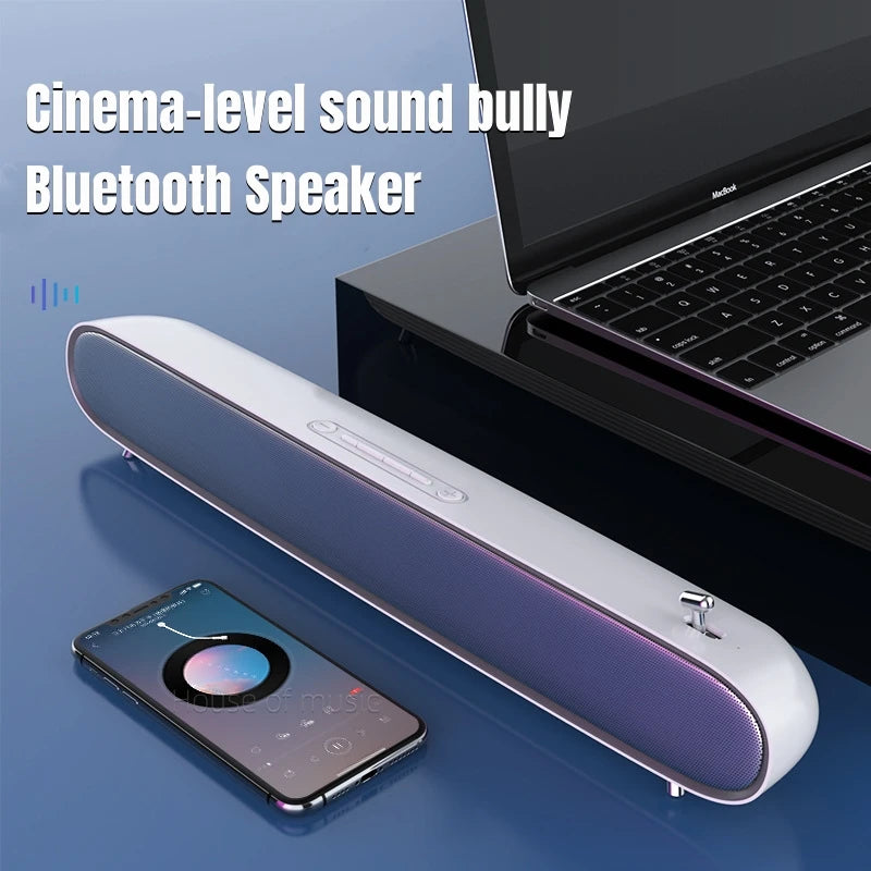 TV Soundbar – Wired & Wireless Portable Bluetooth Speaker