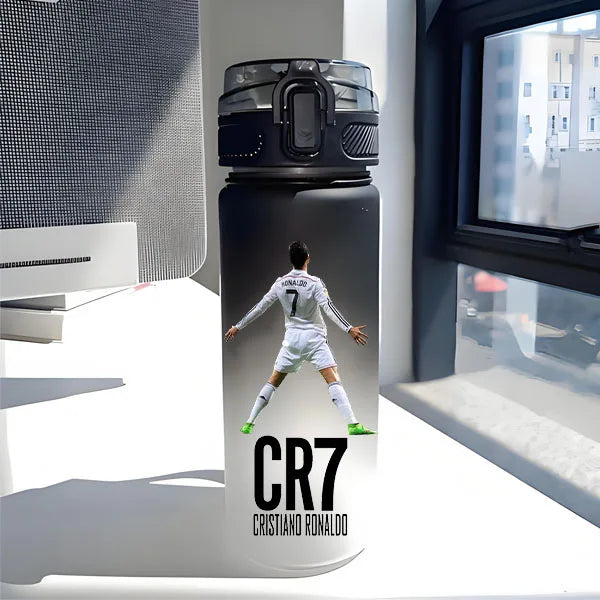 Purilite Select CR7 Football Star Straw Water Bottle