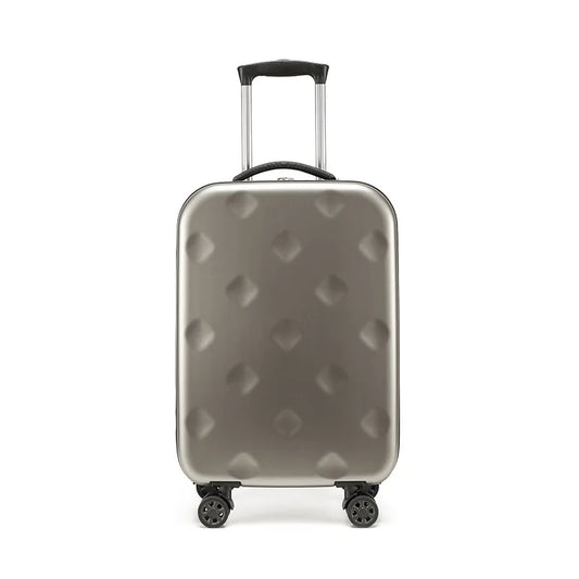 Purilite Select Foldable Travel Suitcase with Spinner Wheels | Lightweight ABS Rolling Luggage with Password Lock | Compact Collapsible Trolley Case