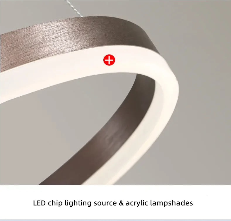 Purilite Select Nordic Minimalism Single Ring LED Chandelier