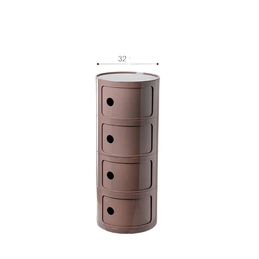 Purilite Select Nordic Net Red Bedside Cabinet