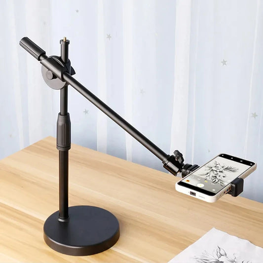 Purilite Select 360° Low-Angle Tabletop Shooting Mount with Adjustable Rod & Phone Holder