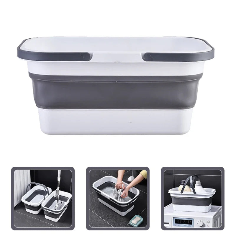 Purilite Select Silicone Folding Mop Bucket