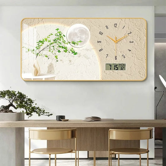 Purilite Select Large Size Flower Artwork Wall Clock