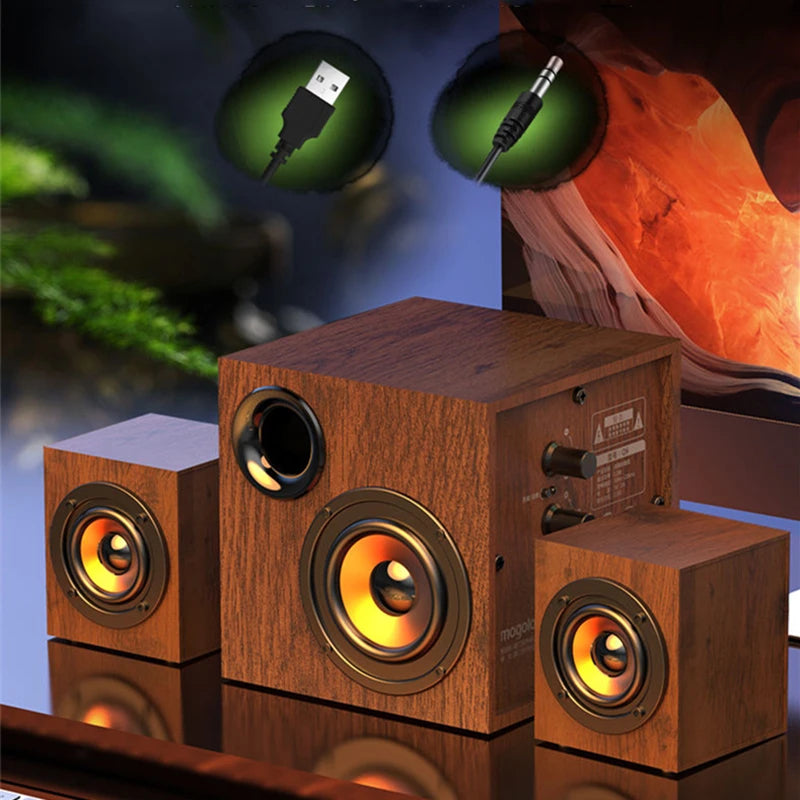 Purilite Select Wooden 2.1 Multimedia Bluetooth Speaker System