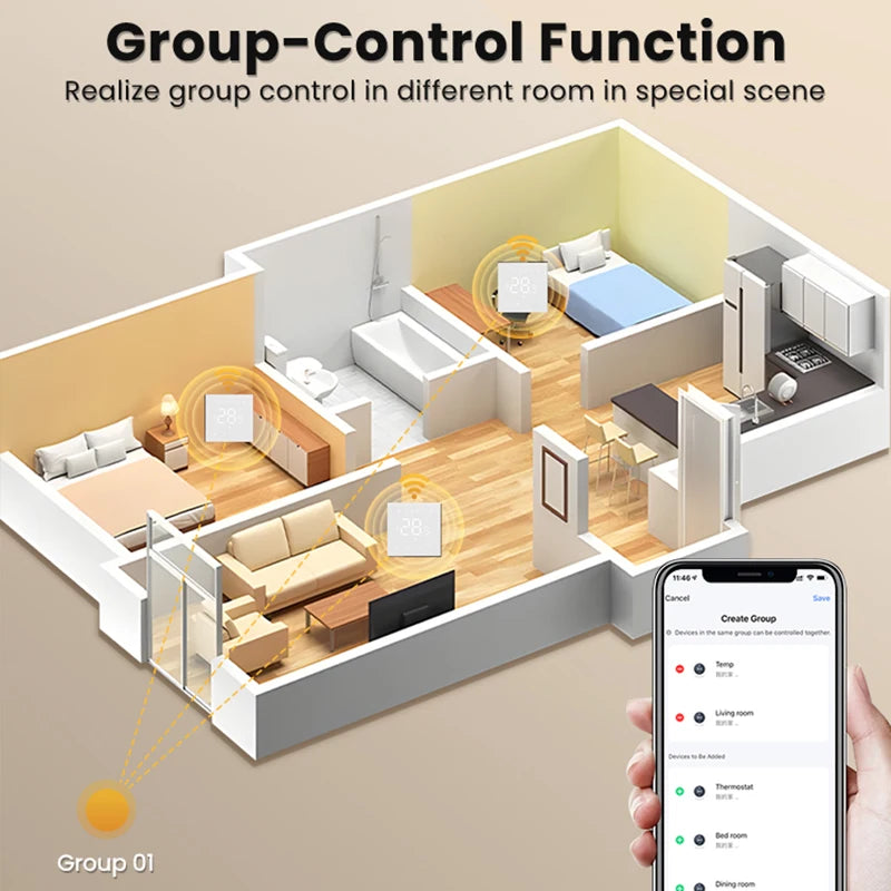 Purilite Select Tuya WiFi Smart Thermostat