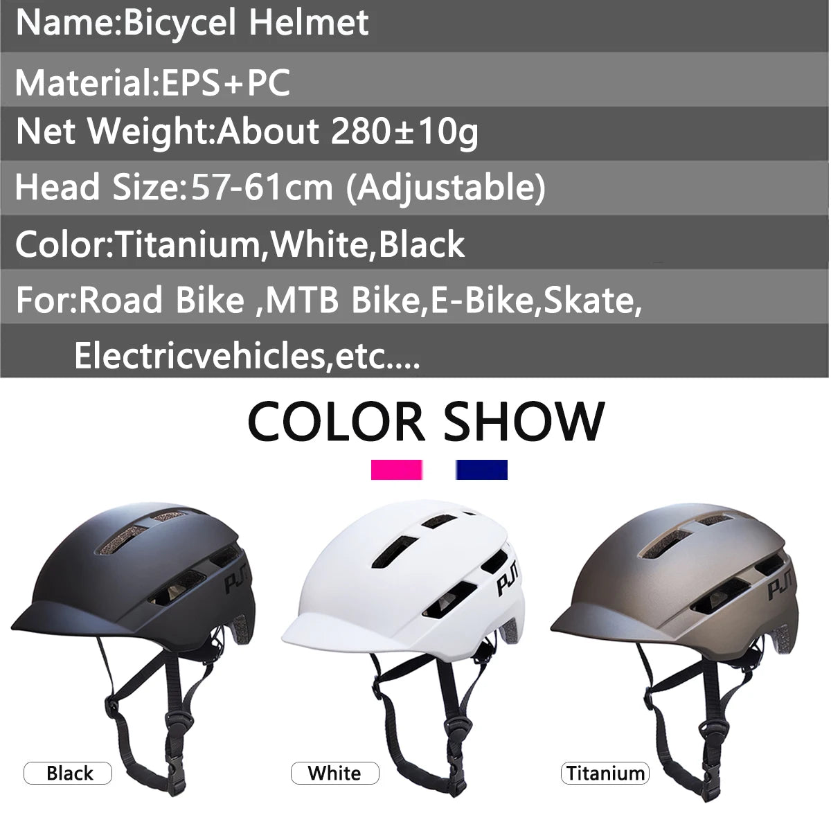 Purilite Select USB Rechargeable Cycling Helmet