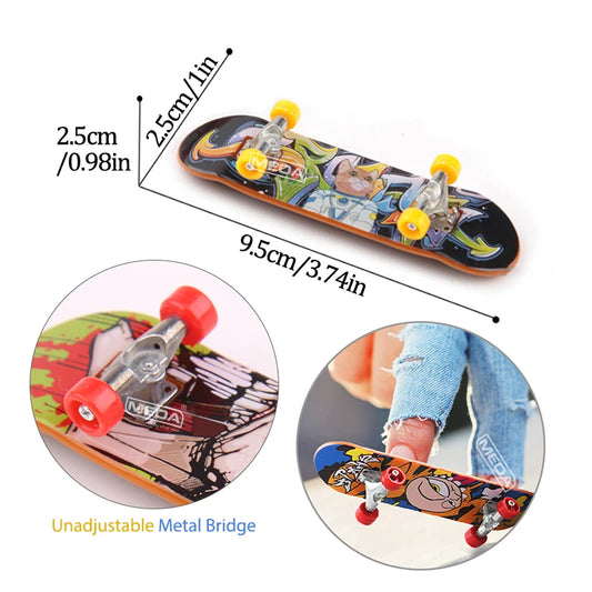 Purilite Select 12pcs Metal Bridge Finger Skateboards