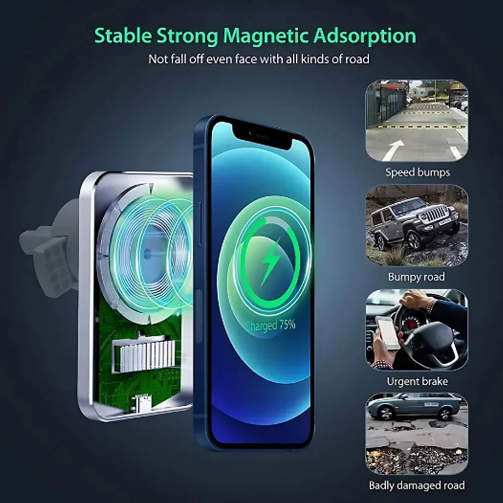 Purilite Select High-Speed Magnetic Car Charger