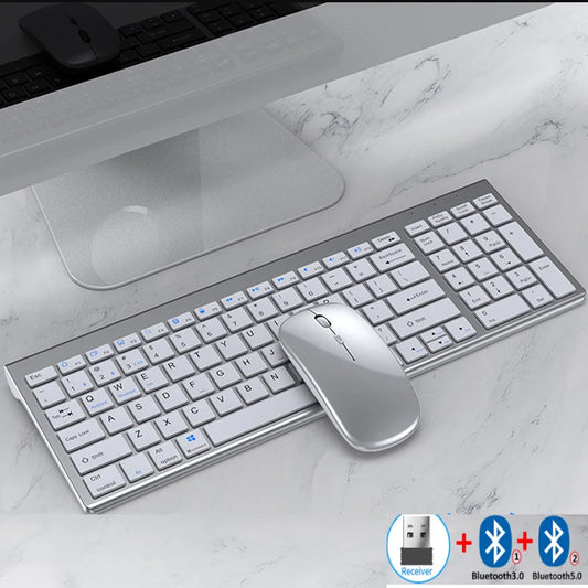 Purilite Select Slim Rechargeable Bluetooth Keyboard and Mouse