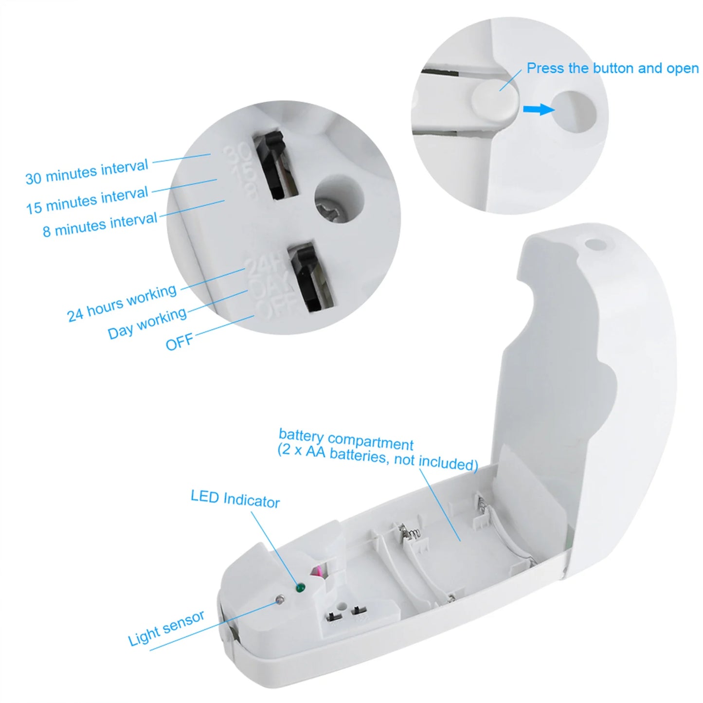 Purilite Select Wall-Mounted Automatic Air Freshener