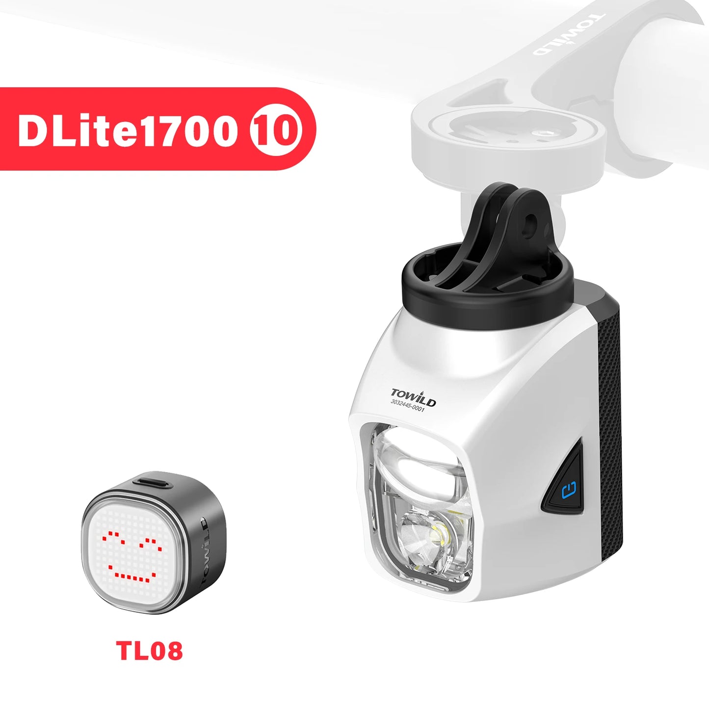 Purilite Select DL1200S/DL1700 Bicycle Light With Cut-Off Line Beam
