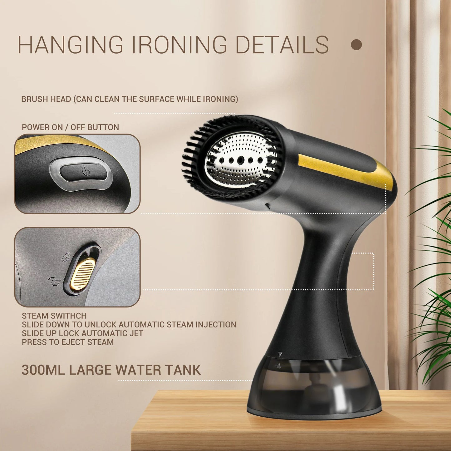 Purilite Select 1500W Handheld Steam Iron