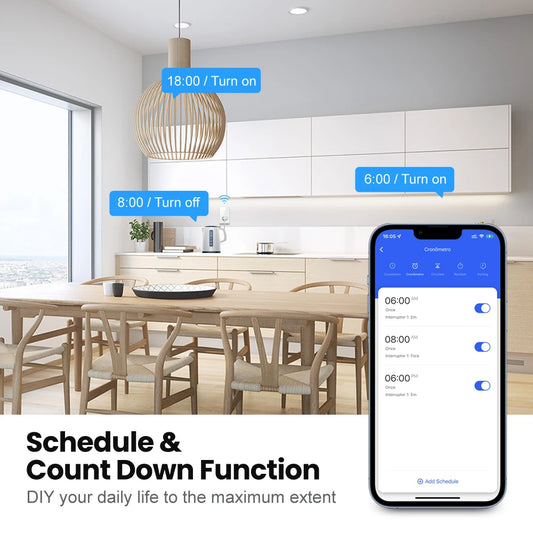 Purilite Select Smart Light Switch; 20A Wall Socket