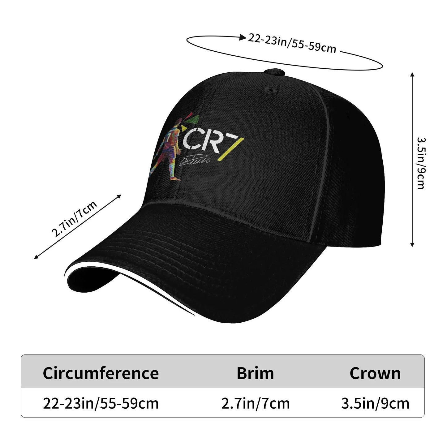 Purilite Select CR7 Football Ronaldo Baseball Cap