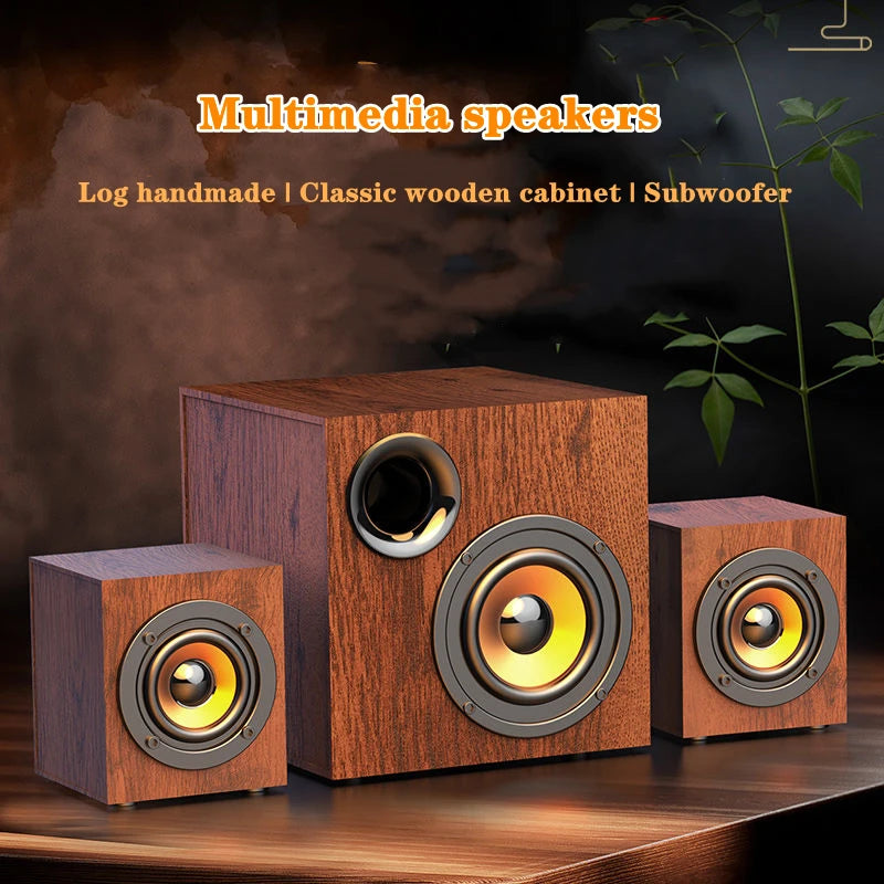 Purilite Select Wooden 2.1 Multimedia Bluetooth Speaker System