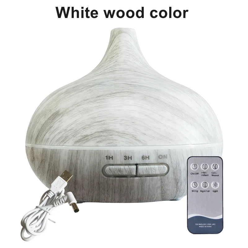 Purilite Select 550ml Wood Color USB Aroma Diffuser