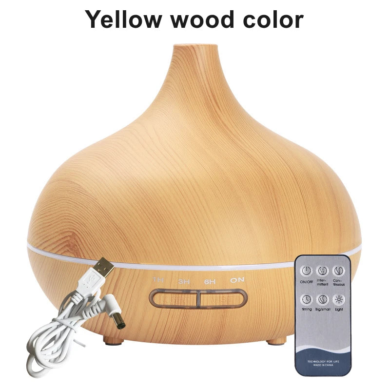 Purilite Select 550ml Wood Color USB Aroma Diffuser