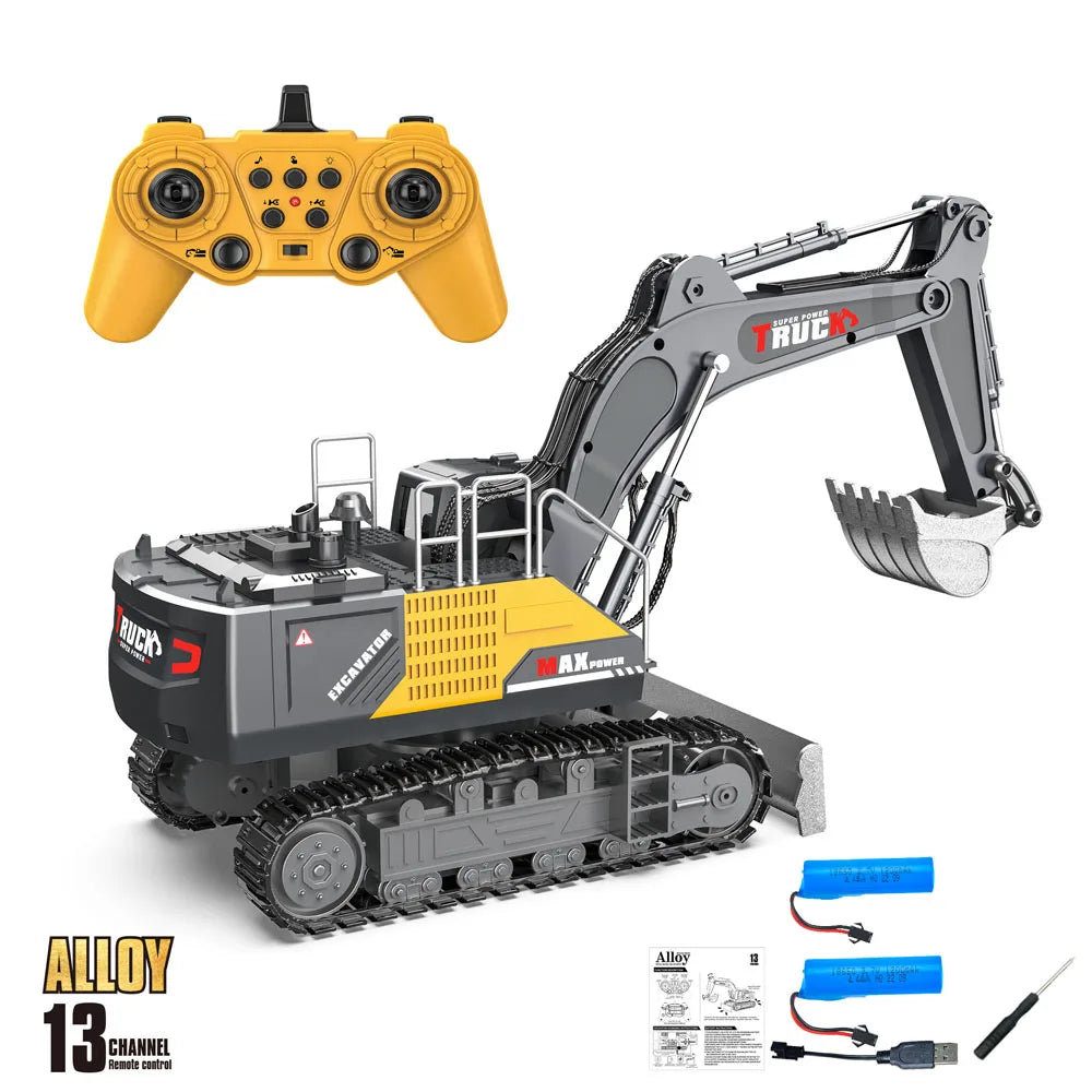 Purilite Select Alloy RC Excavator Truck Toy