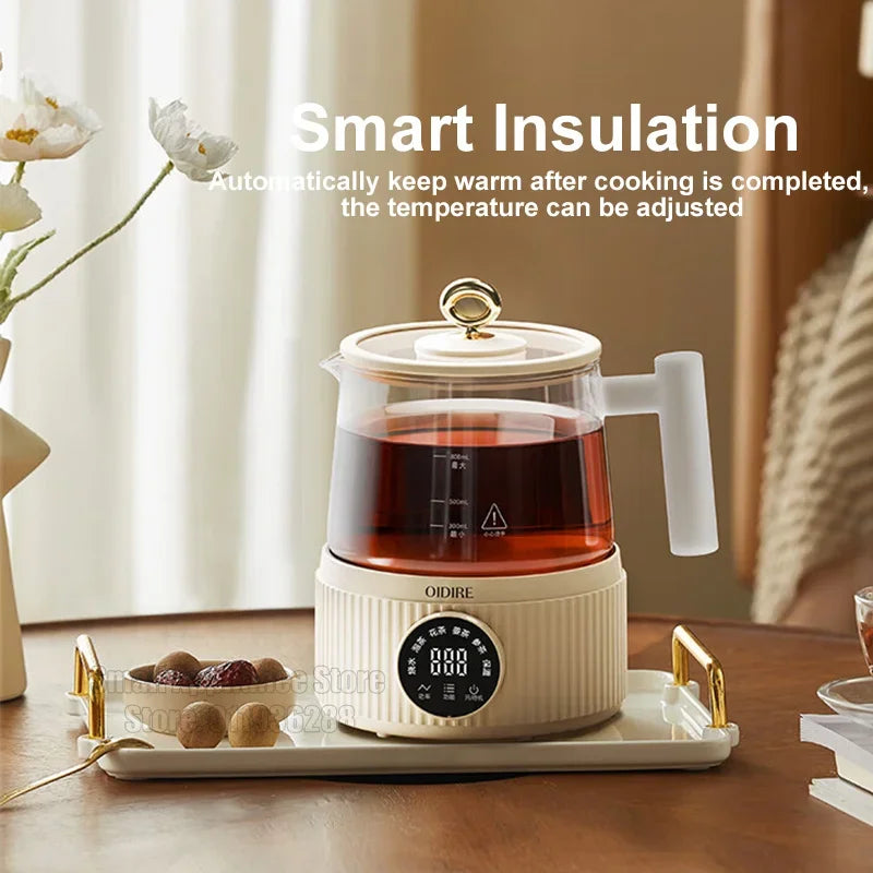 Purilite Select 800ml Multifunctional Electric Health Pot (Glass Body, 220V, 600W)