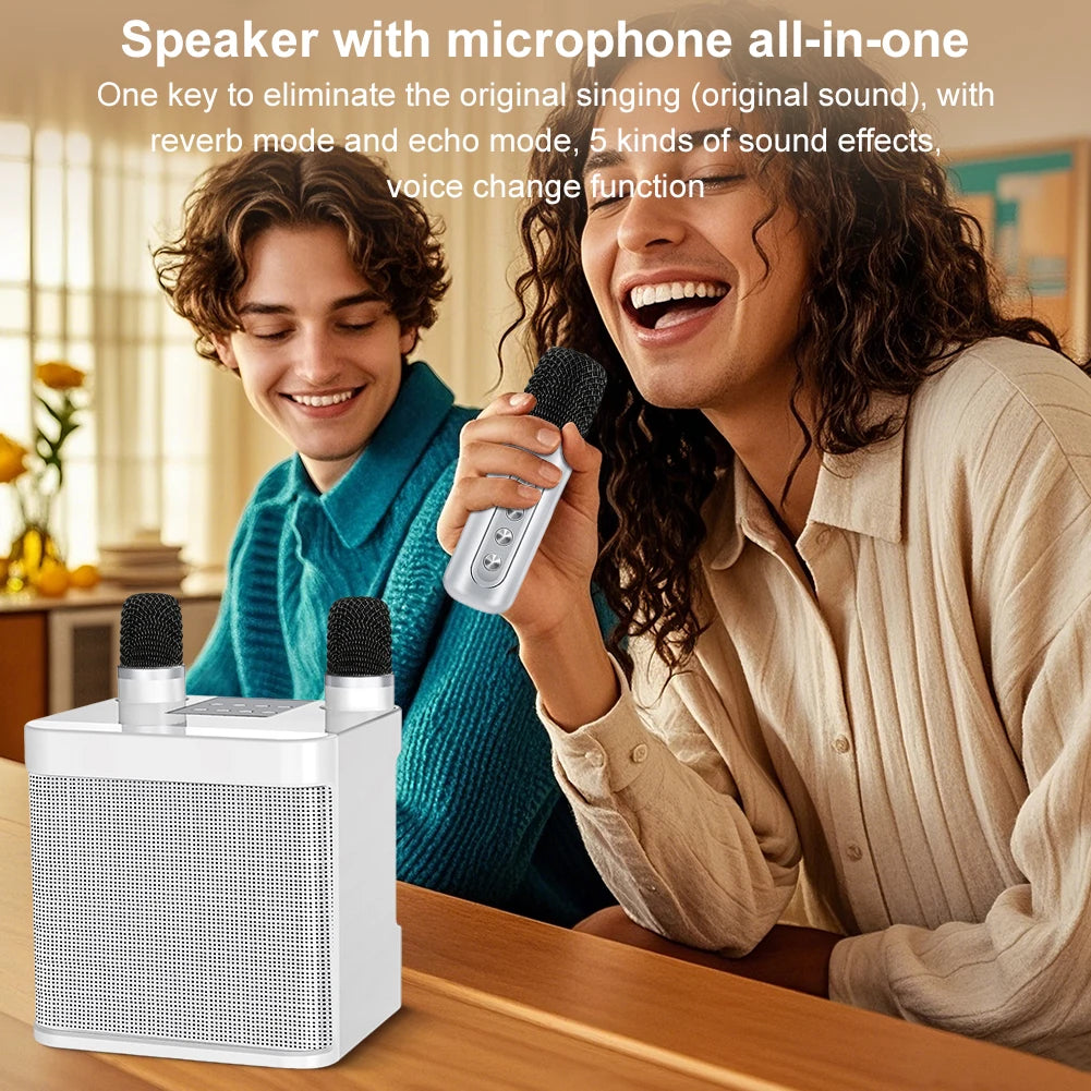 Purilite Select Portable Dual Microphone Karaoke Machine
