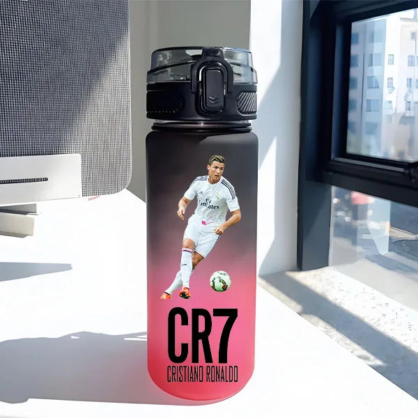 Purilite Select CR7 Football Star Straw Water Bottle