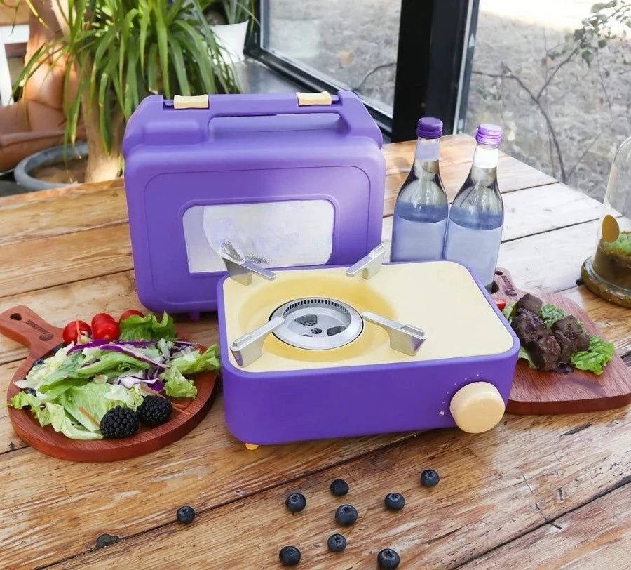 Purilite Select Portable Outdoor Gas Stove for Camping, BBQ & Travel Cooking