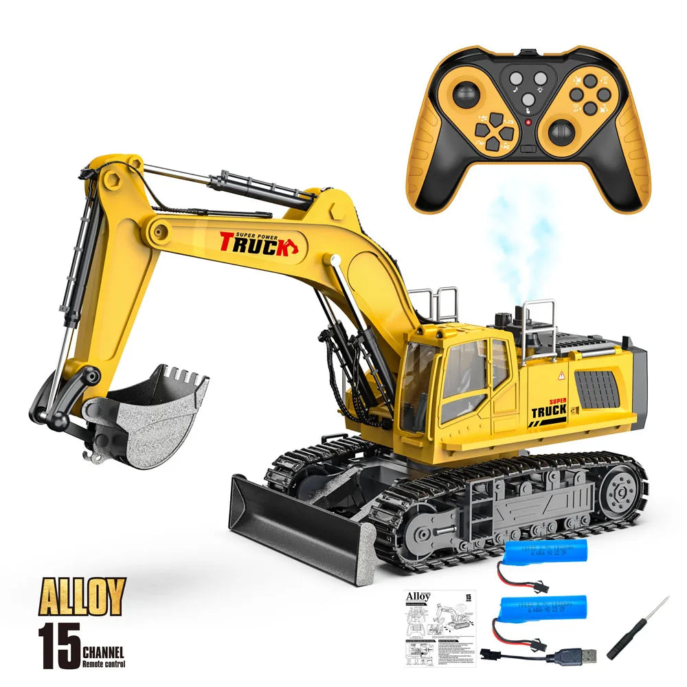 Purilite Select Alloy RC Excavator Truck Toy