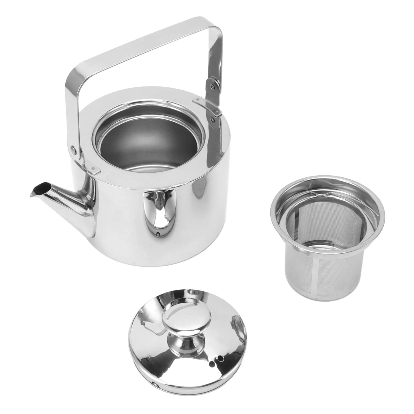 Purilite Select Stainless Steel Tea Pot with Strainer