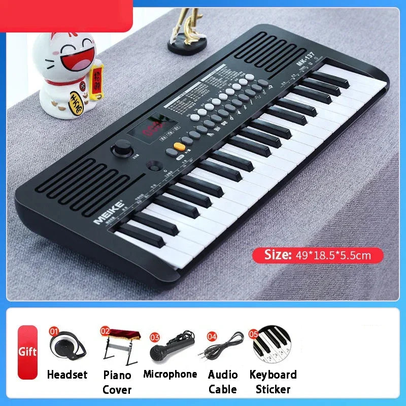 Purilite Select Portable Children's Electronic Organ 37 Keys Professional Keyboard