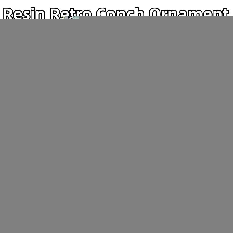 Purilite Select INS Resin Retro Conch Ornament