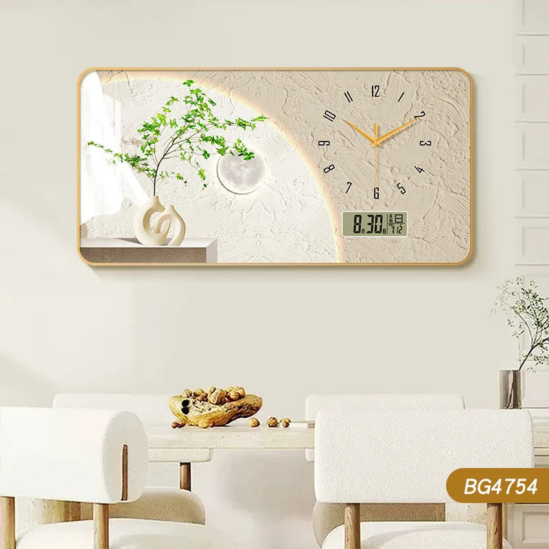 Purilite Select Large Size Flower Artwork Wall Clock