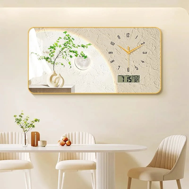 Purilite Select Large Size Flower Artwork Wall Clock