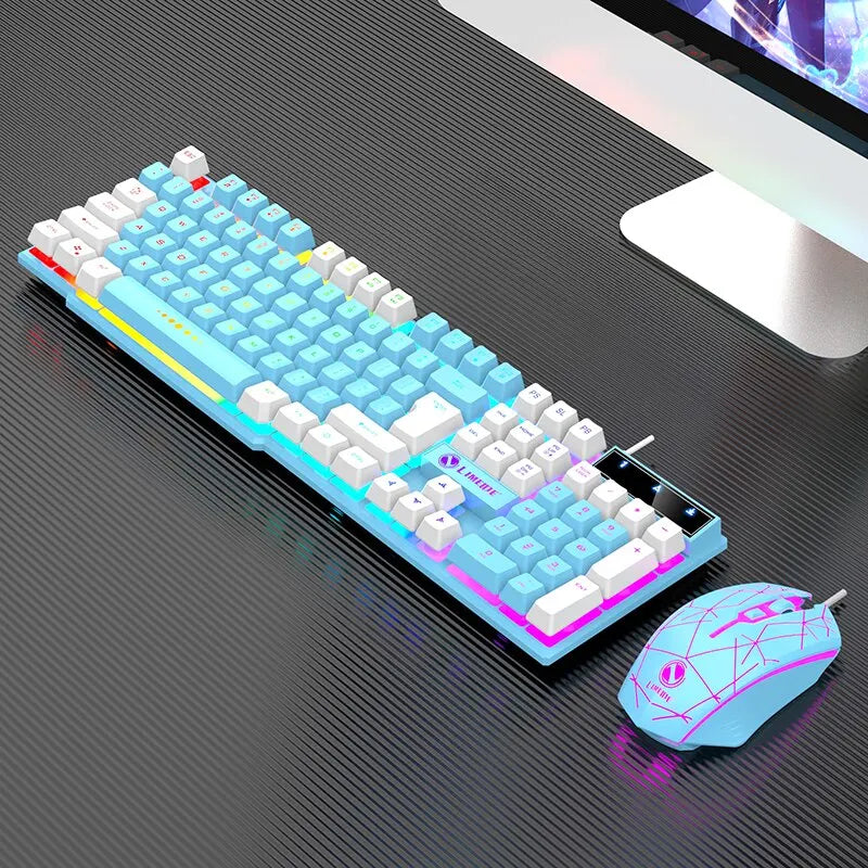 Purilite Select Wired Keyboard and Mouse Se
