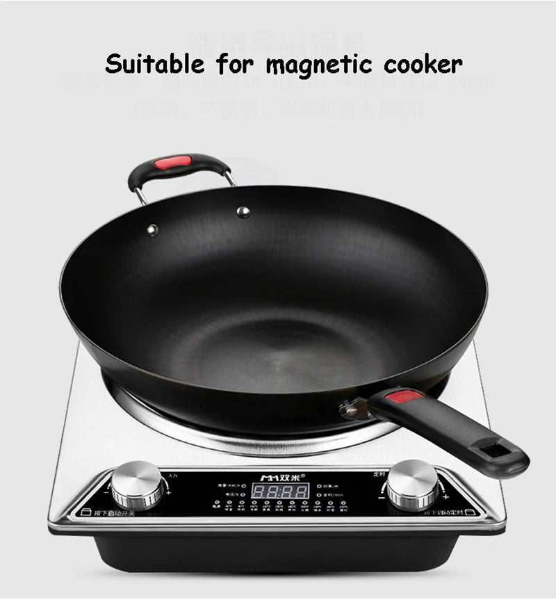 Purilite Select 3000W Induction Cooker | High Power Electric Hob with Knob Control | Waterproof Single Burner Hot Pot & Stir Fry Stove