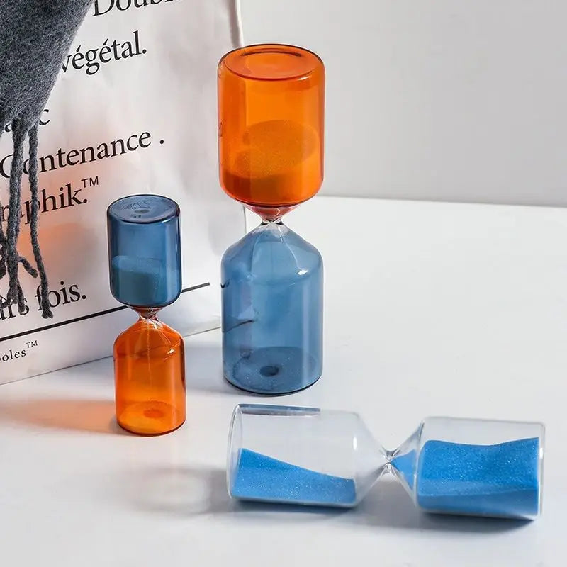 Purilite Select Modern Clear Glass Hourglass Timer