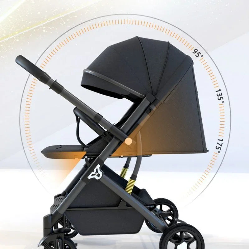 Purilite Select: ultra-light four-wheel baby stroller