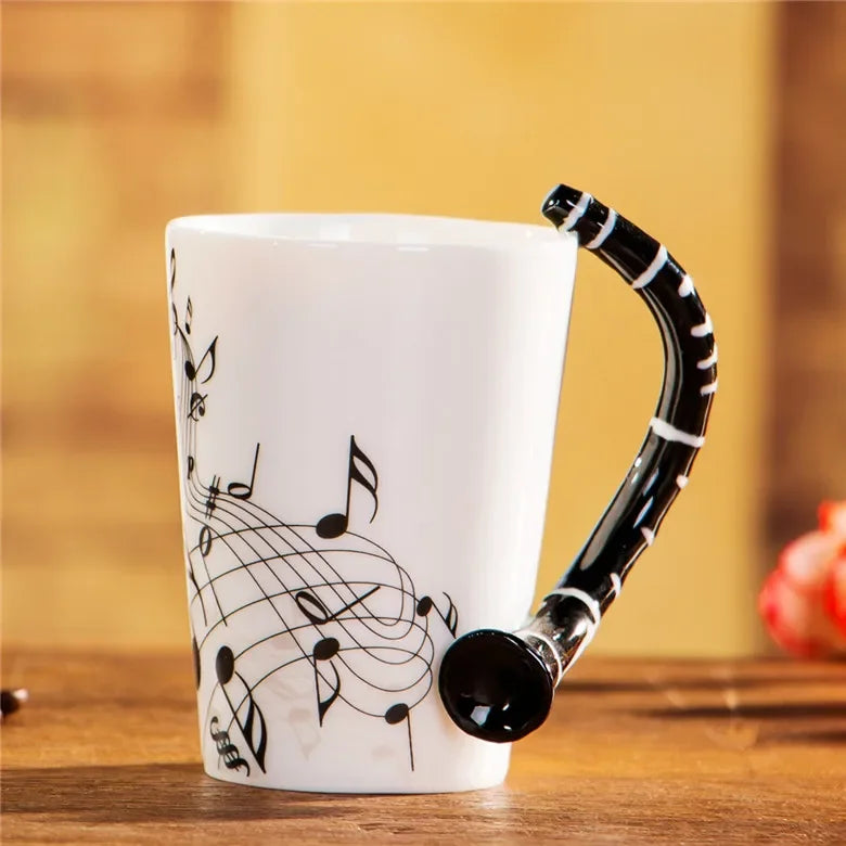 Purilite Select 240ml Creative Music Ceramic Mug