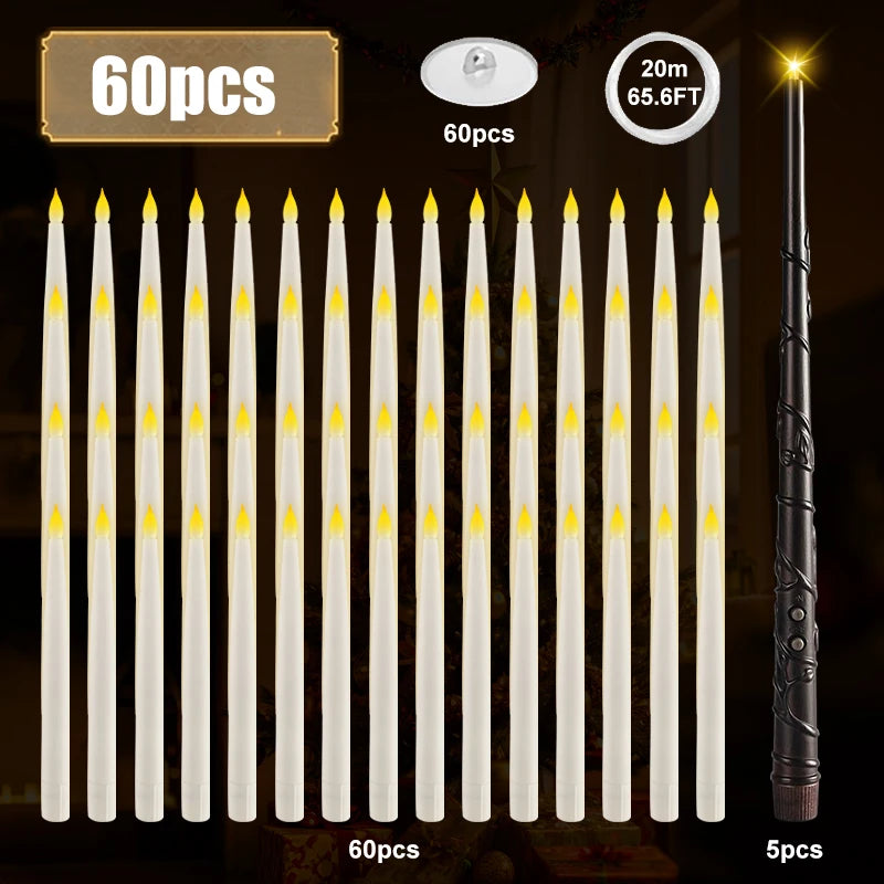 Purilite Select 12–240PCS Battery Operated Flameless Floating Candles