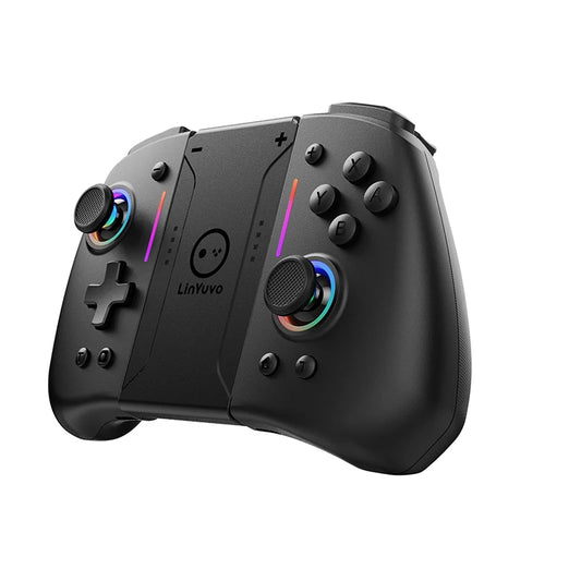 Purilite Select KS42 Meteor Light Wireless Joypad with 8-Color RGB Lights for Switch/Lite/OLED