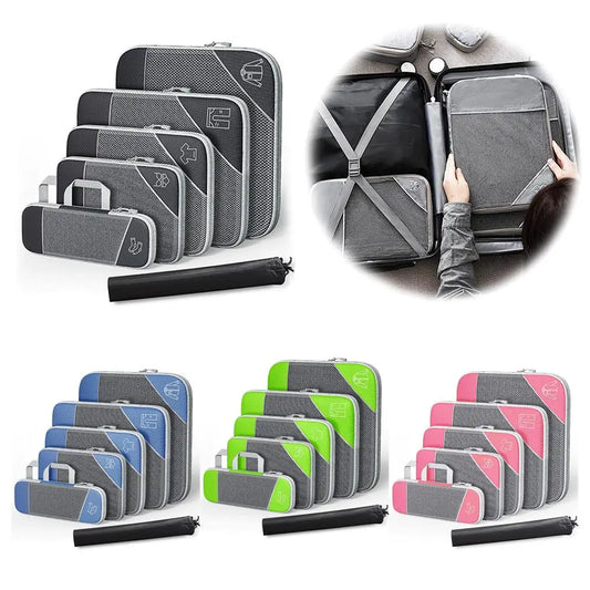 Purilite Select 6‑Piece Travel Organizer Compression Packing Cubes Set