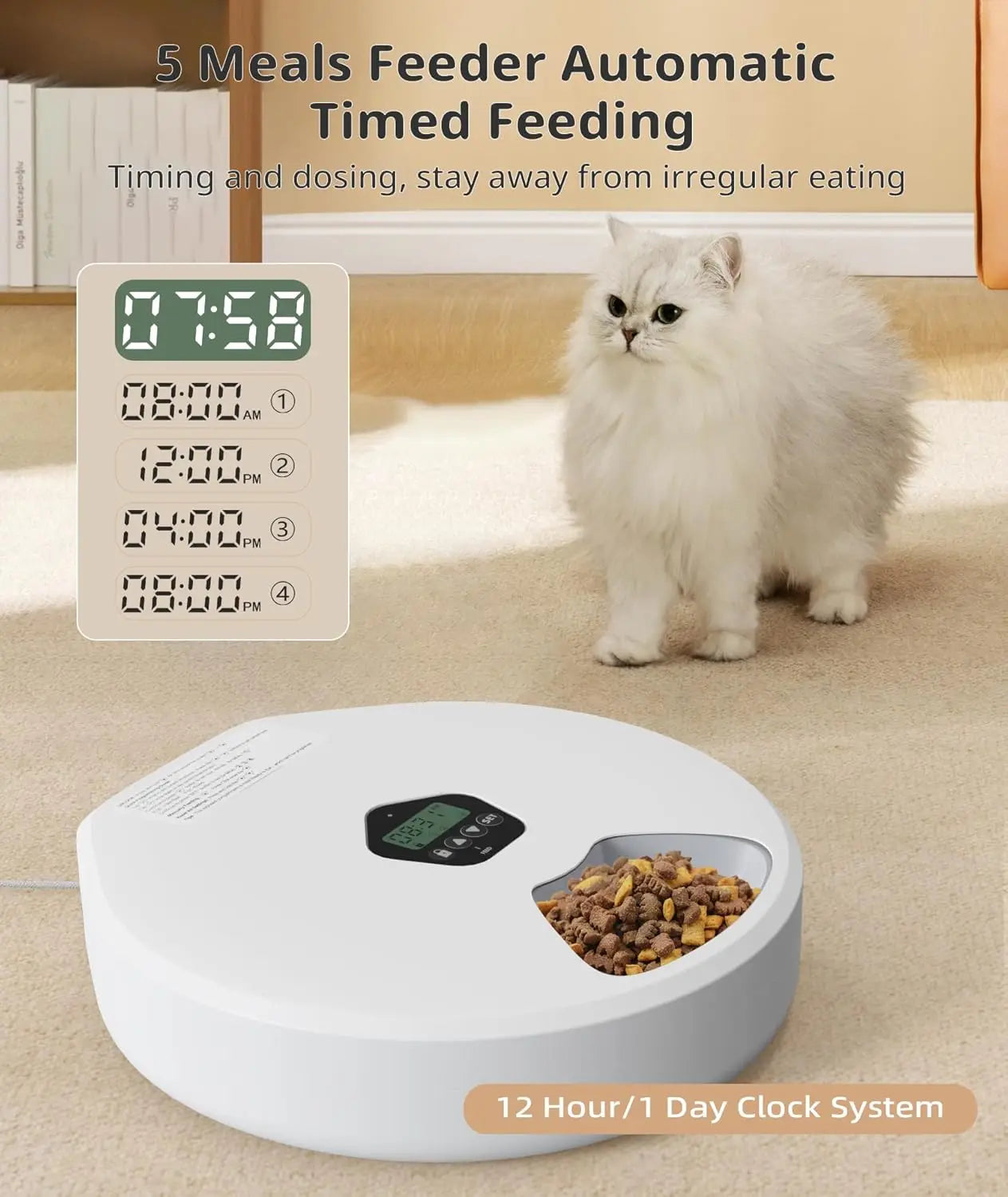 Purilite Select Automatic Cat & Small Dog Feeder