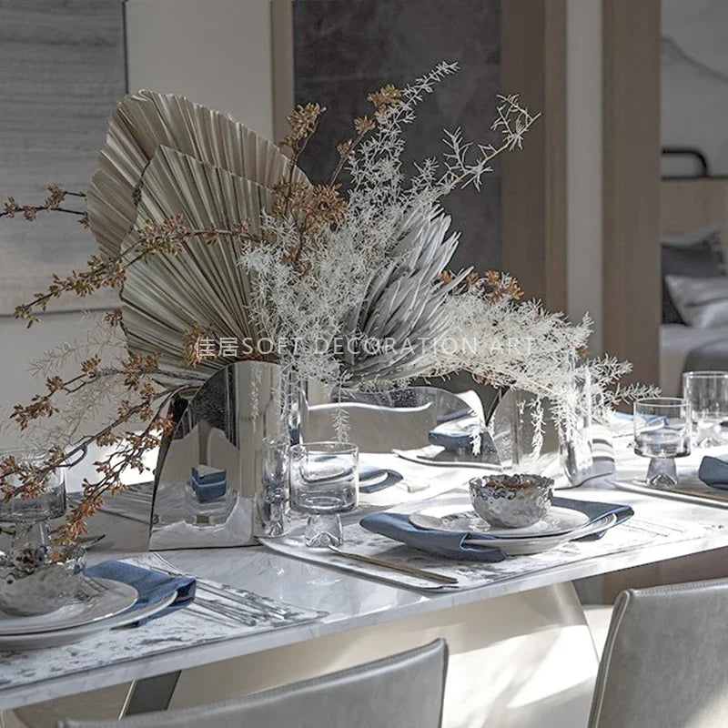 Purilite Select Luxury Silver Nordic Flower Vase