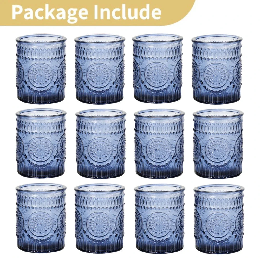 Purilite Select 6/12Pcs Votive Glass Candle Holders