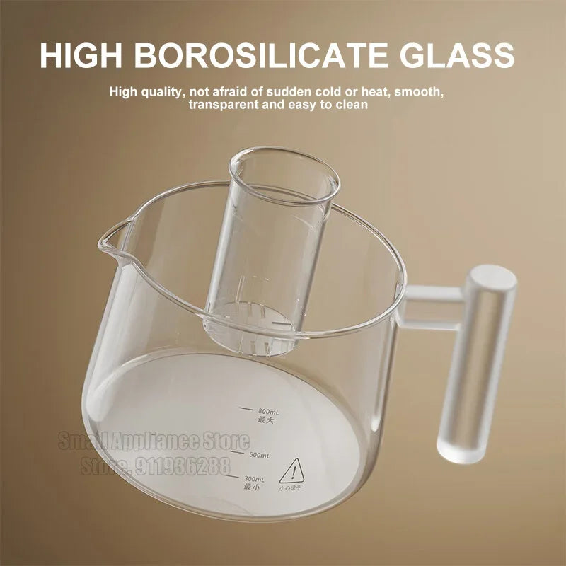 Purilite Select 800ml Multifunctional Electric Health Pot (Glass Body, 220V, 600W)