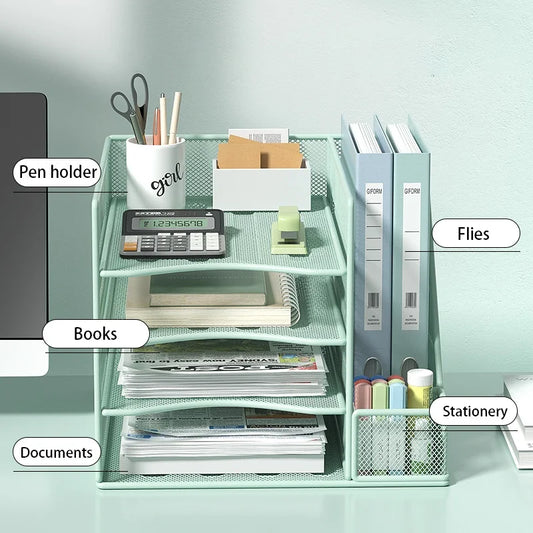 Purilite Select Office Desktop File Rack