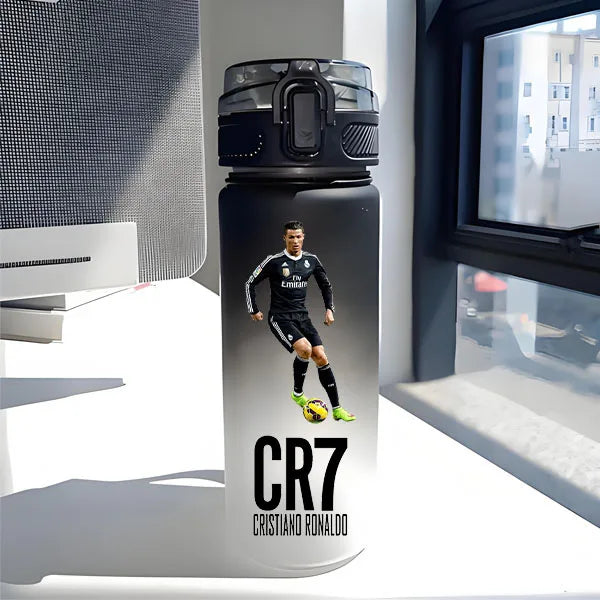 Purilite Select CR7 Football Star Straw Water Bottle