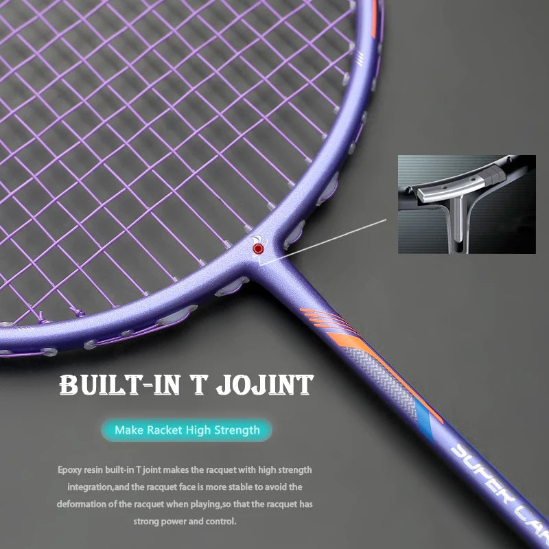 Purilite Select 10U 52G Full Carbon Fiber Badminton Racket