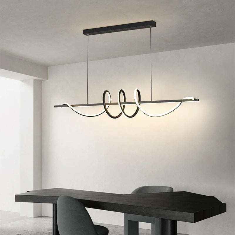 Purilite Select Minimalist Modern Dining Table LED Pendant Light